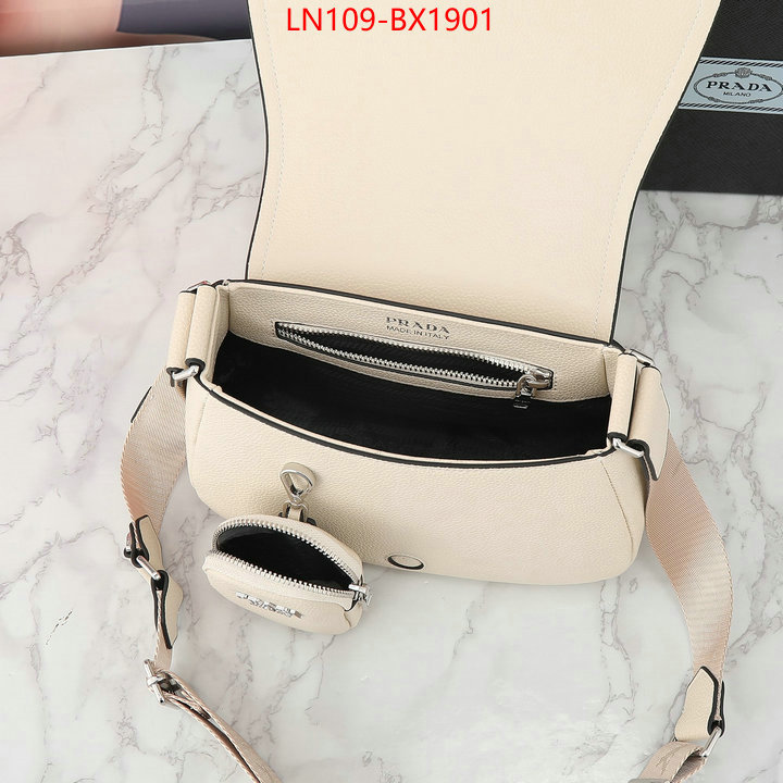 Prada Bags (4A)-Diagonal- where can you buy replica ID: BX1901 $: 109USD,