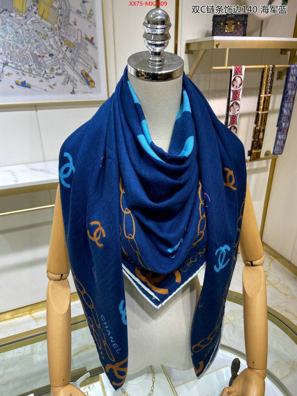 Scarf-Chanel where quality designer replica ID: MX2809 $: 75USD