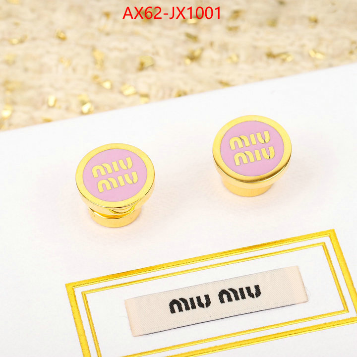 Jewelry-Miu Miu best knockoff ID: JX1001 $: 62USD