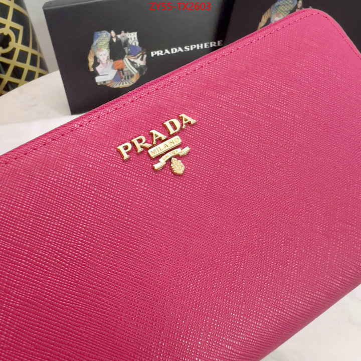 Prada Bags (4A)-Wallet flawless ID: TX2603 $: 55USD,