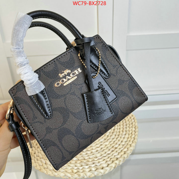 Coach Bags(4A)-Diagonal fake cheap best online ID: BX2728 $: 79USD,