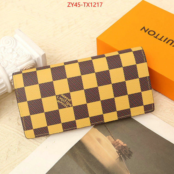 LV Bags(4A)-Wallet replica aaaaa designer ID: TX1217 $: 45USD,