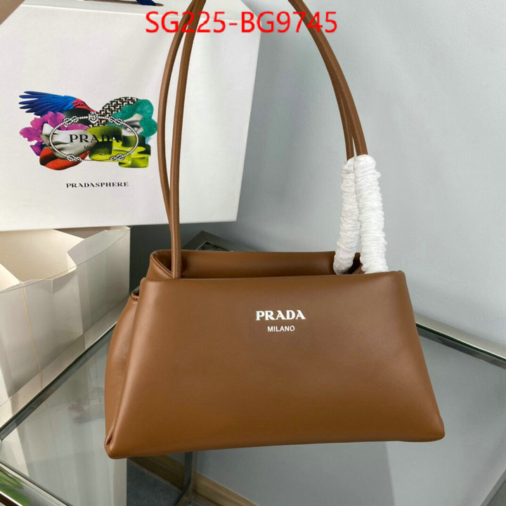 Prada Bags (TOP)-Handbag- replica aaaaa+ designer ID: BG9745 $: 225USD,