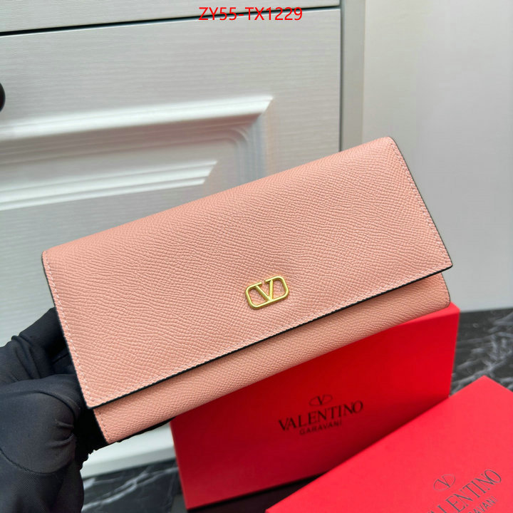 Valentino Bags(4A)-Wallet aaaaa quality replica ID: TX1229 $: 55USD,