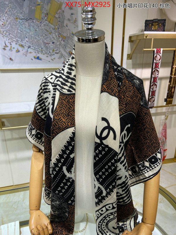 Scarf-Chanel fashion designer ID: MX2925 $: 75USD