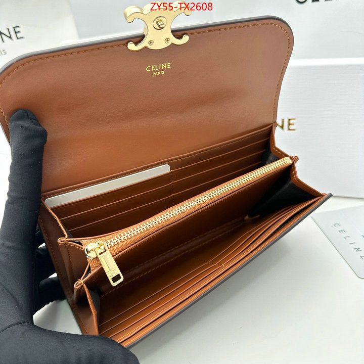 CELINE Bags(4A)-Wallet wholesale replica shop ID: TX2608 $: 55USD,