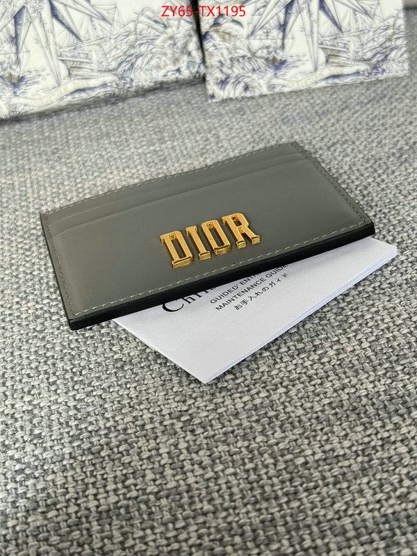 Dior Bags(4A)-Wallet- aaaaa customize ID: TX1195 $: 65USD,