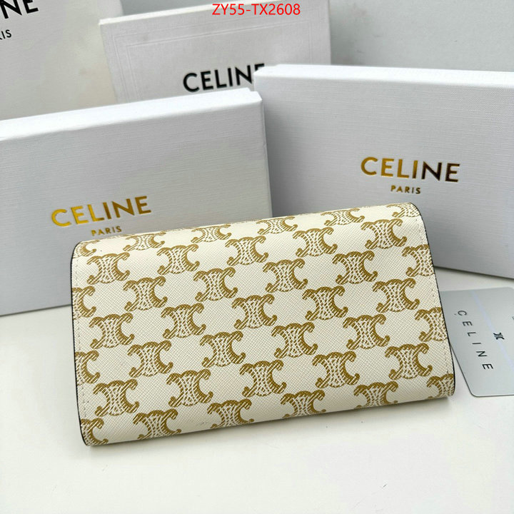 CELINE Bags(4A)-Wallet wholesale replica shop ID: TX2608 $: 55USD,