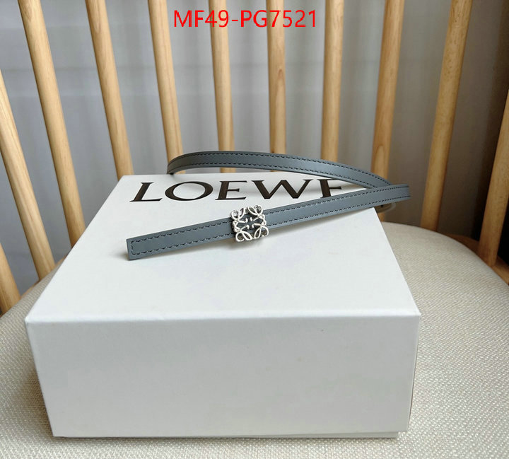 Belts-Loewe luxury fake ID: PG7521 $: 49USD