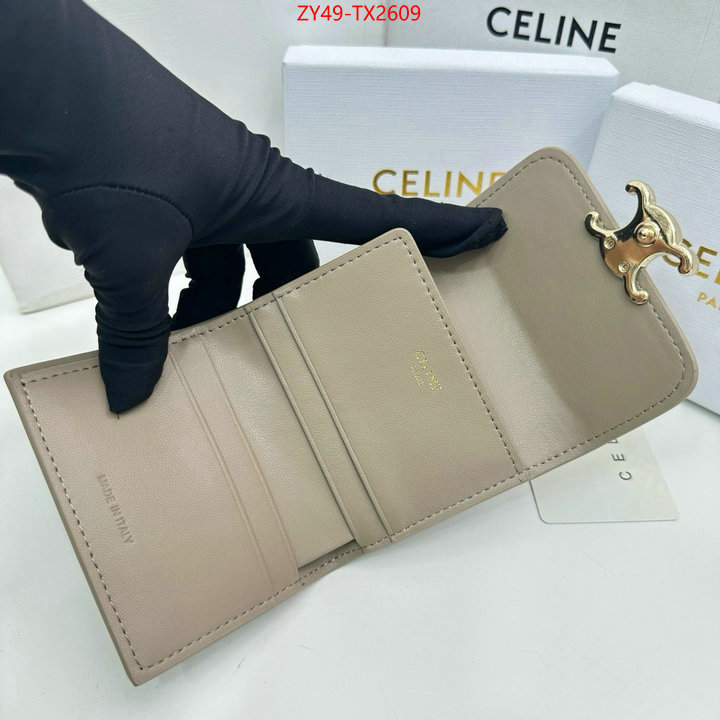 CELINE Bags(4A)-Wallet buy 2023 replica ID: TX2609 $: 49USD,