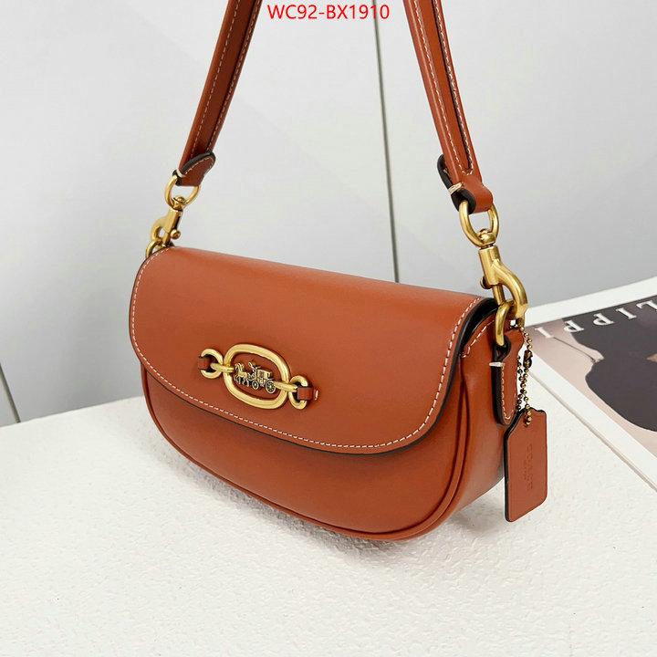 Coach Bags(4A)-Diagonal designer fake ID: BX1910 $: 92USD,