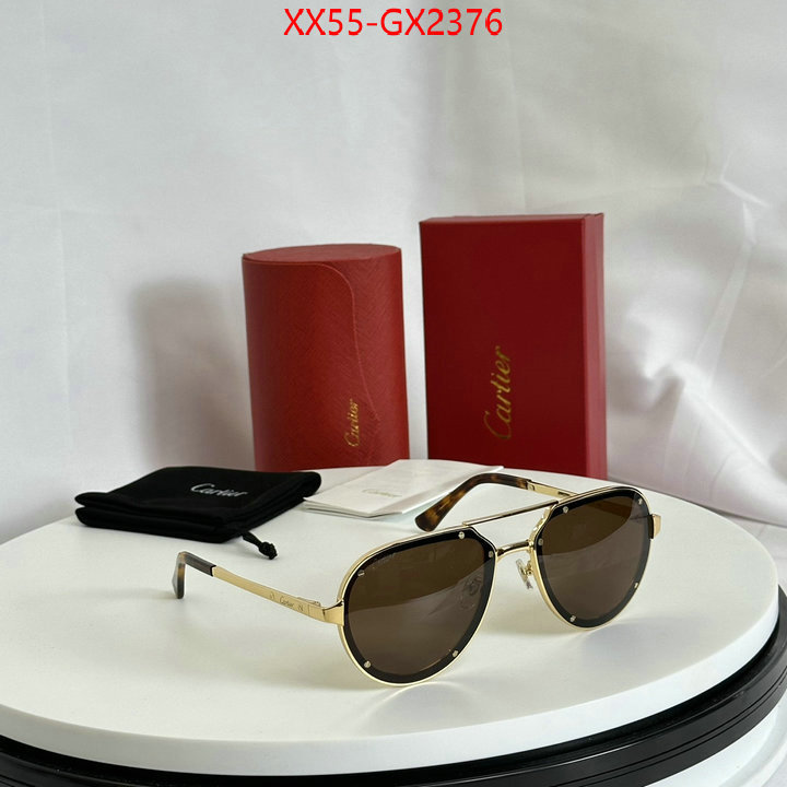 Glasses-Cartier same as original ID: GX2376 $: 55USD