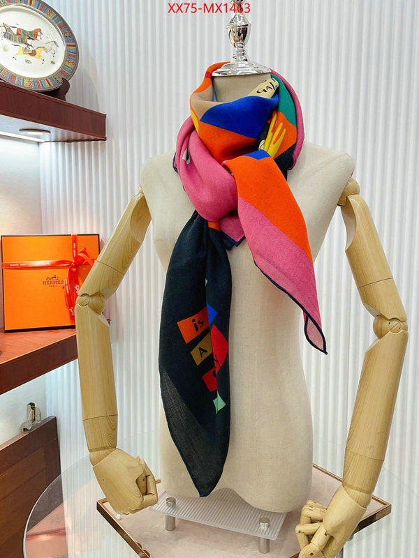 Scarf-Hermes shop the best high quality ID: MX1463 $: 75USD