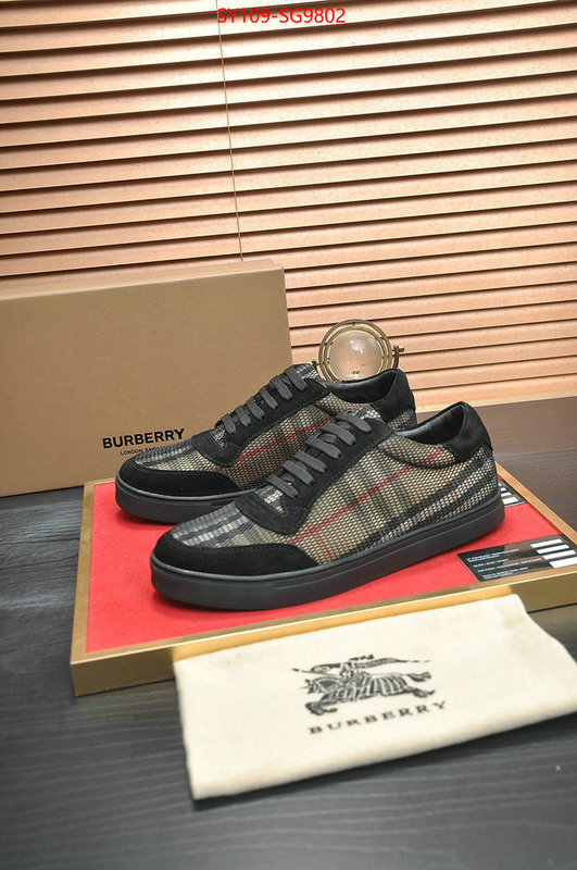 Men Shoes-Burberry replica sale online ID: SG9802 $: 109USD
