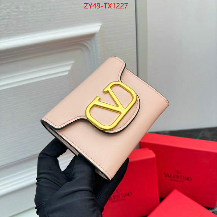 Valentino Bags(4A)-Wallet replica 2023 perfect luxury ID: TX1227 $: 49USD,