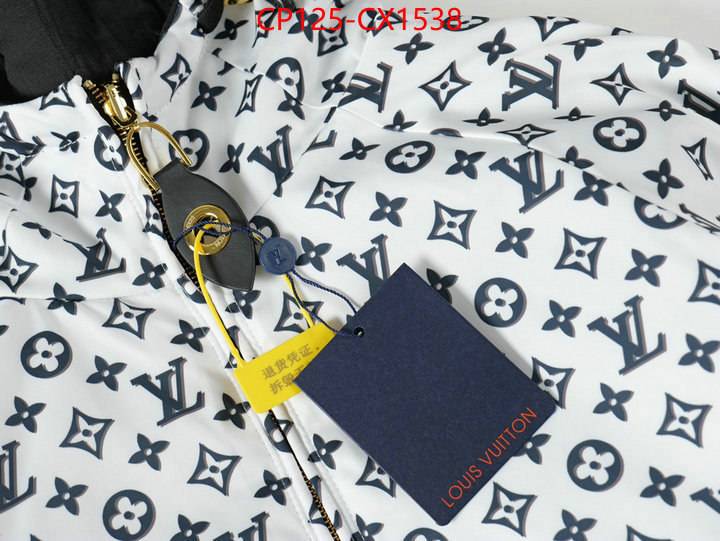 Clothing-LV outlet sale store ID: CX1538 $: 125USD