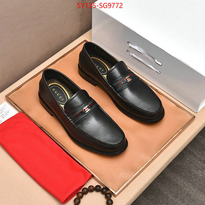 Men Shoes-Gucci fashion designer ID: SG9772 $: 125USD