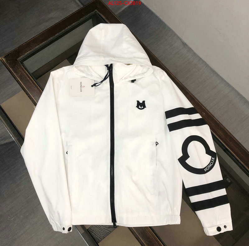 Clothing-Moncler online store ID: CX3819 $: 125USD