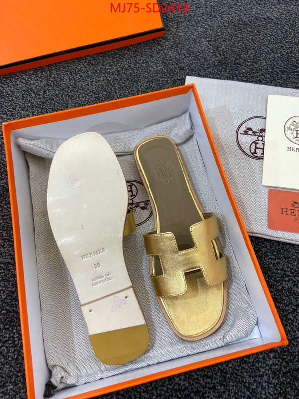 Women Shoes-Hermes copy aaaaa ID: SD2418 $: 75USD