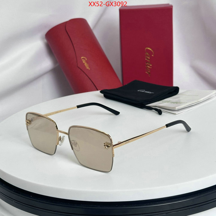 Glasses-Cartier counter quality ID: GX3092 $: 52USD