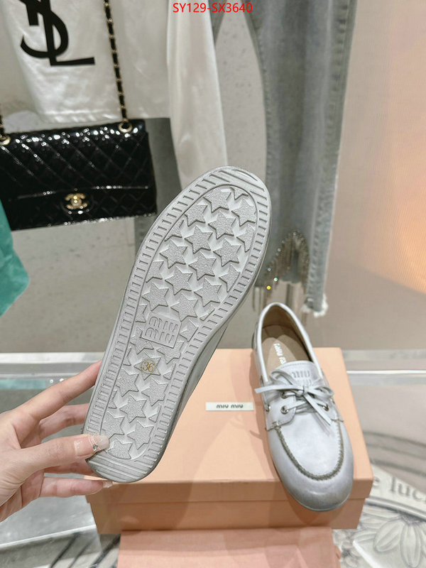 Women Shoes-Miu Miu new 2024 ID: SX3640 $: 129USD