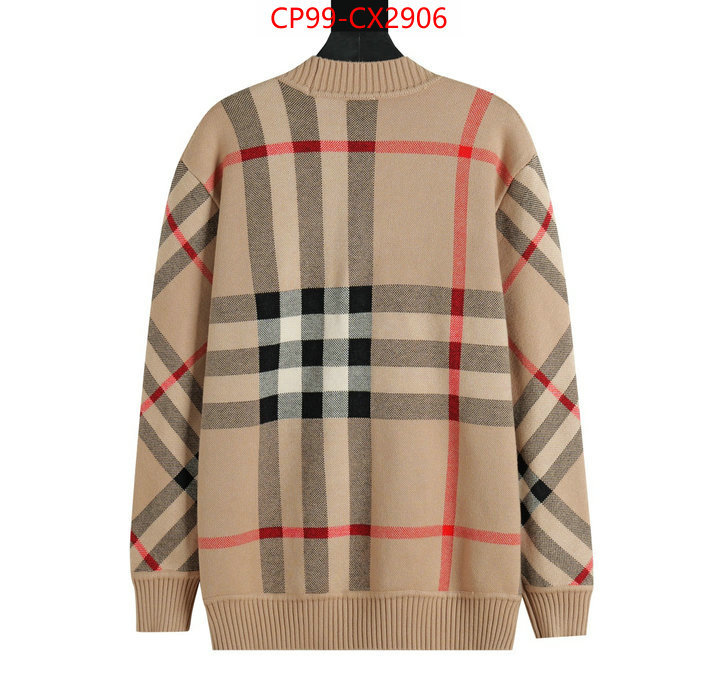 Clothing-Burberry the best quality replica ID: CX2906 $: 99USD