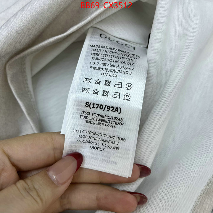 Clothing-Gucci buy sell ID: CX3512 $: 69USD