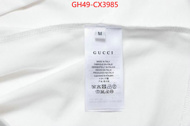 Clothing-Gucci cheap replica designer ID: CX3985 $: 49USD