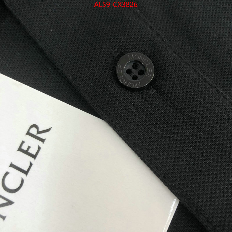 Clothing-Moncler cheap ID: CX3826 $: 59USD