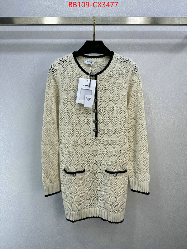 Clothing-Chanel website to buy replica ID: CX3477 $: 109USD