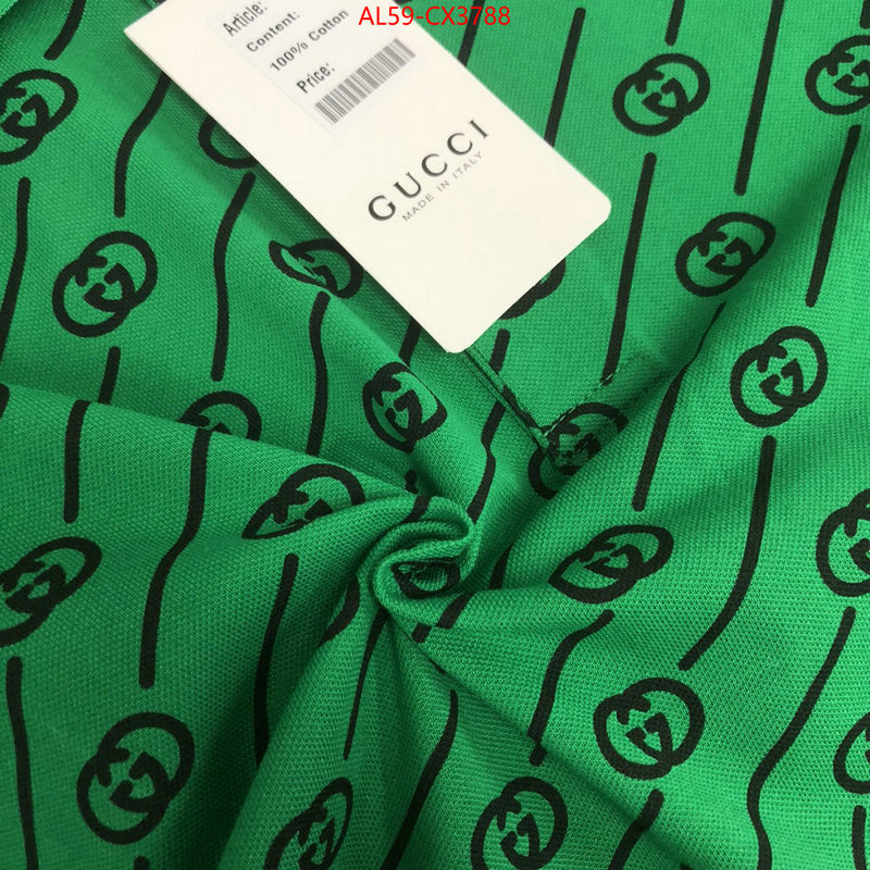 Clothing-Gucci customize best quality replica ID: CX3788 $: 59USD