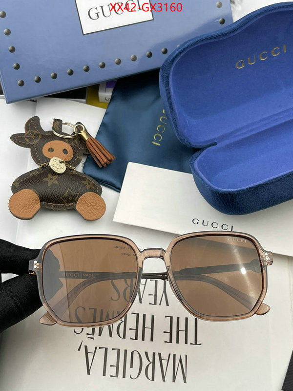 Glasses-Gucci wholesale designer shop ID: GX3160 $: 42USD