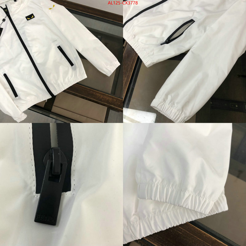 Clothing-Fendi fake designer ID: CX3778 $: 125USD