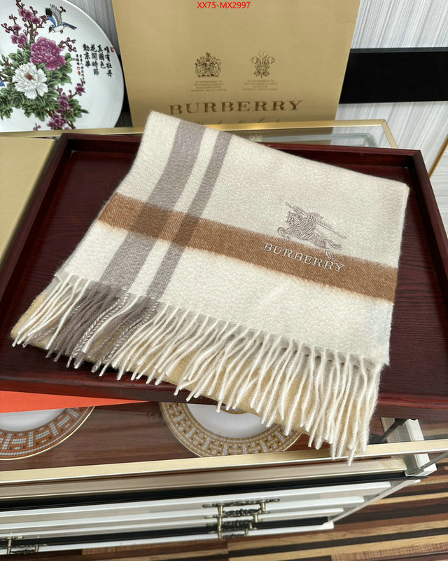 Scarf-Burberry sale outlet online ID: MX2997 $: 75USD