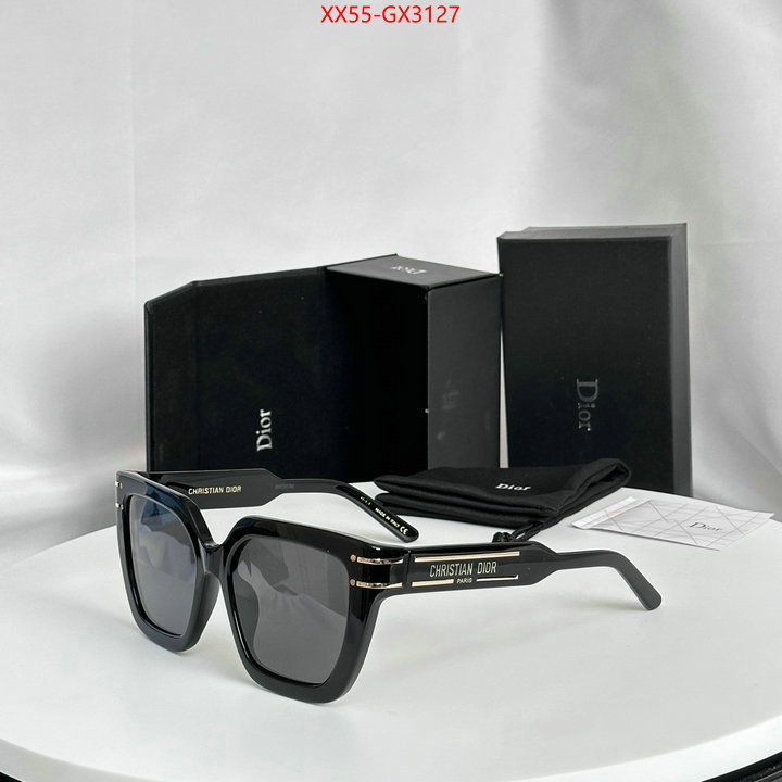 Glasses-Dior fake high quality ID: GX3127 $: 55USD