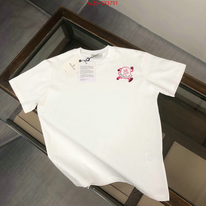 Clothing-Moncler shop cheap high quality 1:1 replica ID: CX3751 $: 55USD