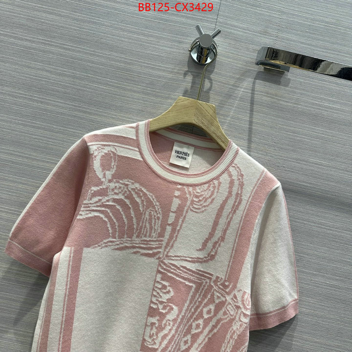 Clothing-Hermes cheap replica ID: CX3429 $: 125USD