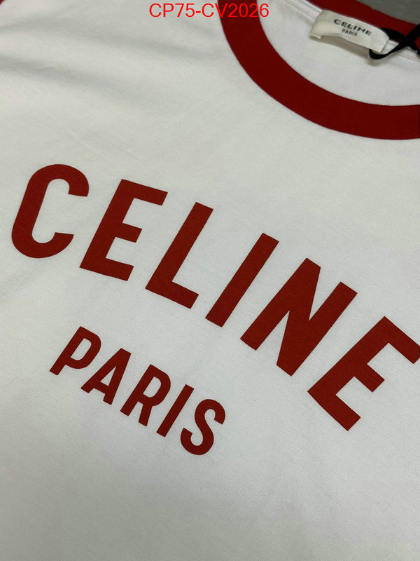 Clothing-Celine shop the best high quality ID: CV2026 $: 75USD