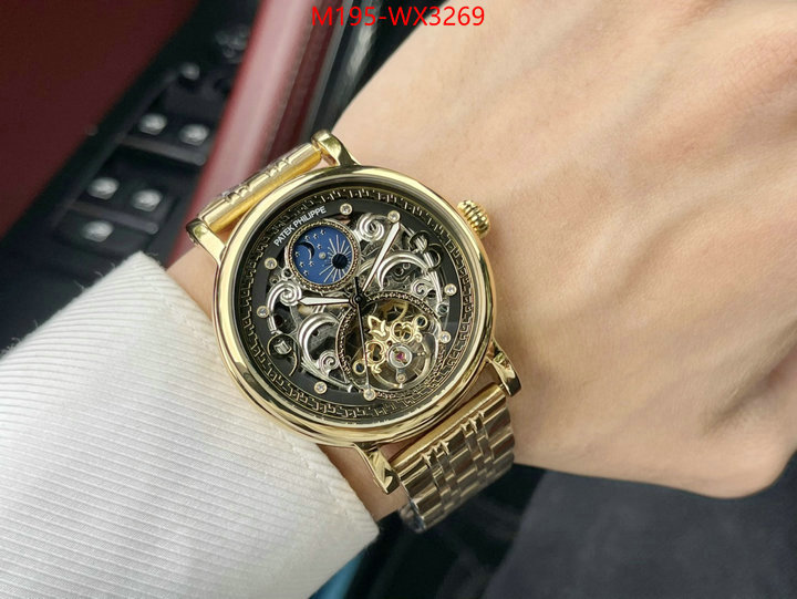 Watch(TOP)-Patek Philippe at cheap price ID: WX3269 $: 195USD