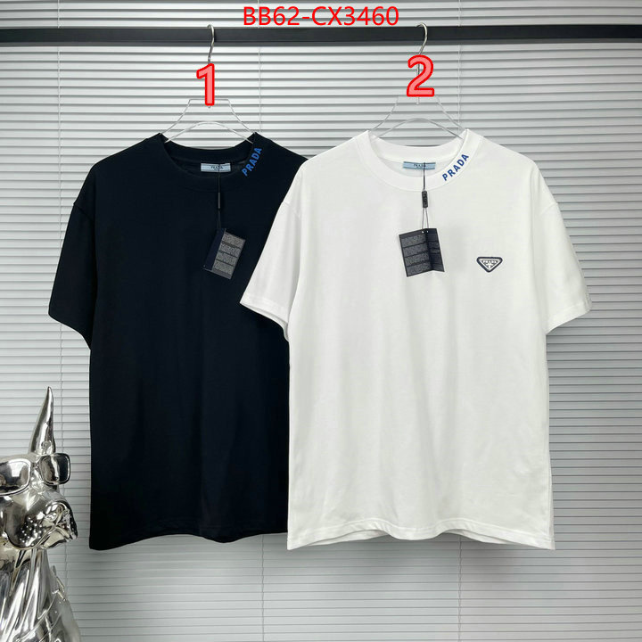 Clothing-Prada top designer replica ID: CX3460 $: 62USD