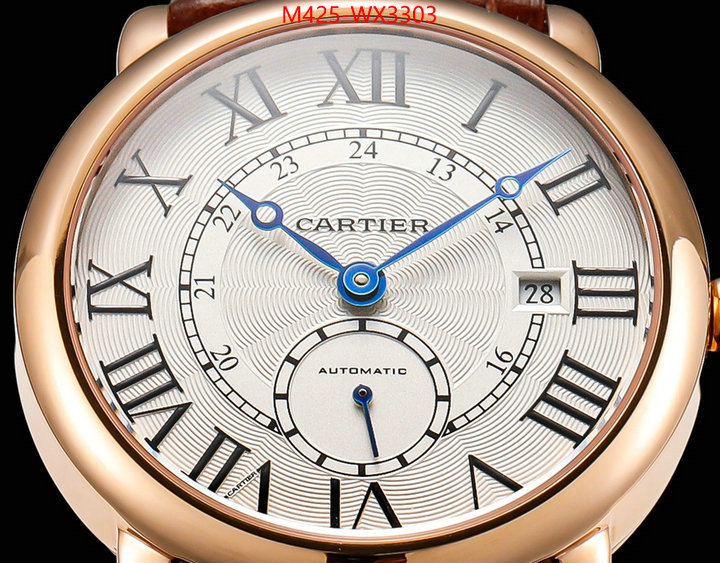 Watch(TOP)-Cartier wholesale replica shop ID: WX3303 $: 425USD