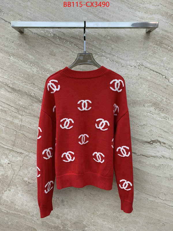 Clothing-Chanel what is a counter quality ID: CX3490 $: 115USD