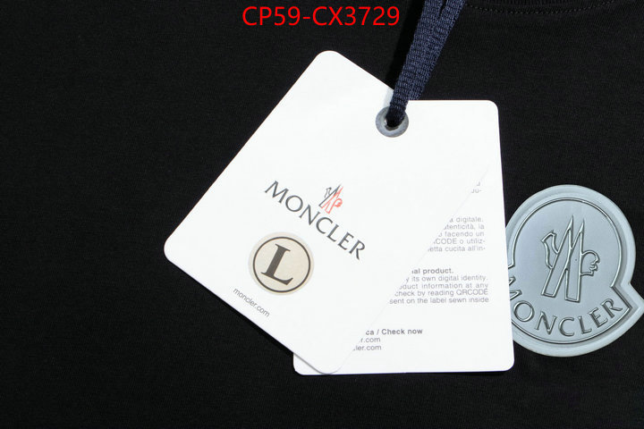 Clothing-Moncler mirror copy luxury ID: CX3729 $: 59USD