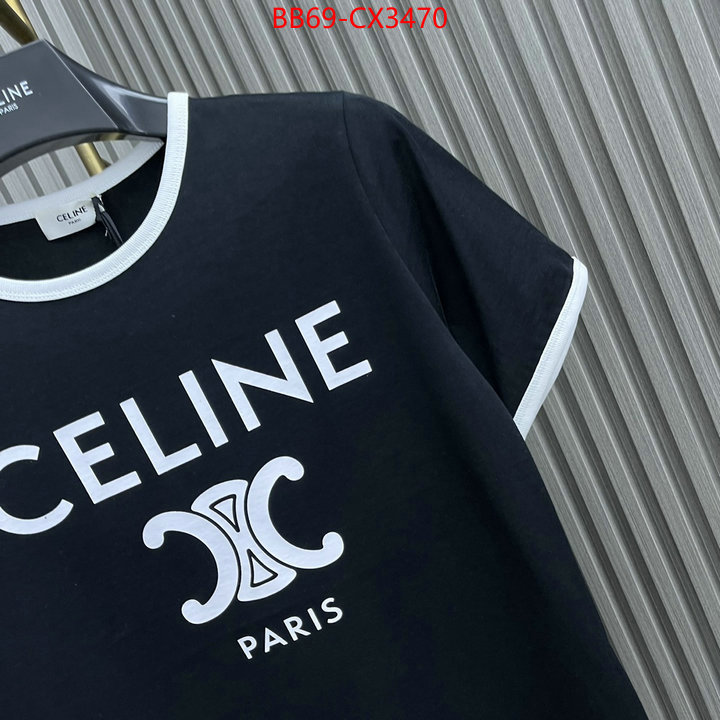 Clothing-Celine top 1:1 replica ID: CX3470 $: 69USD