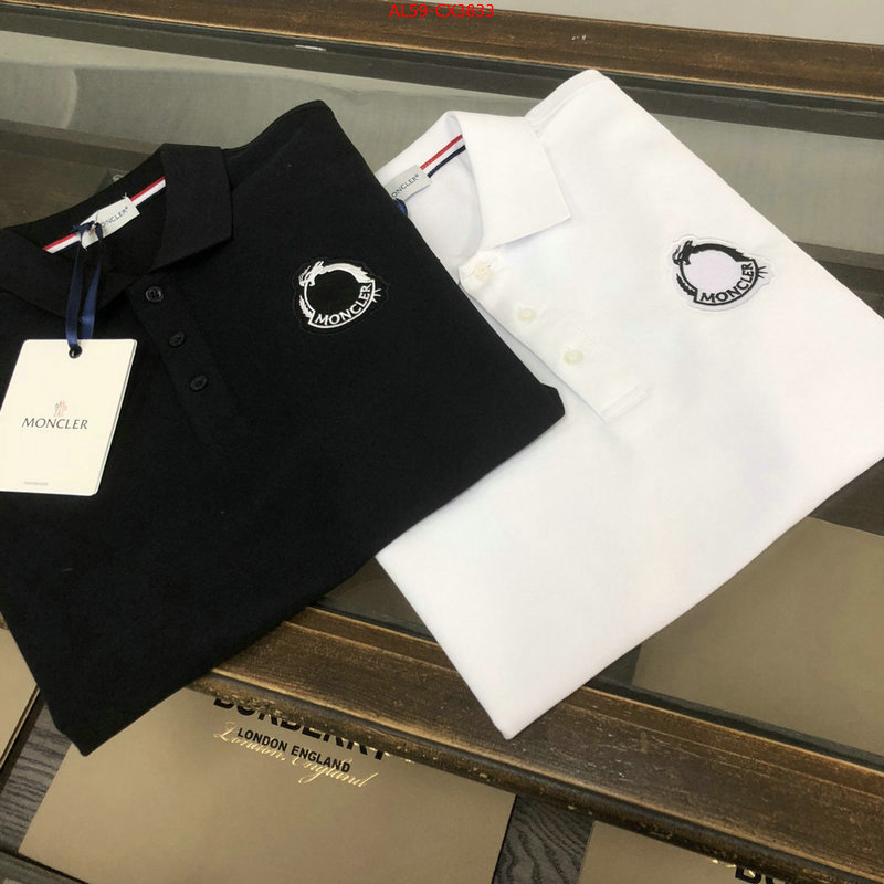 Clothing-Moncler best luxury replica ID: CX3833 $: 59USD