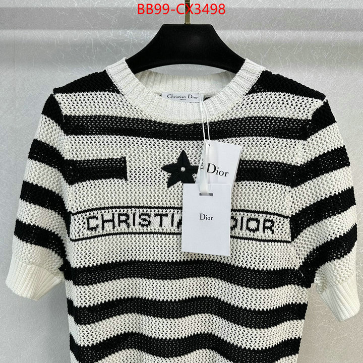 Clothing-Dior copy ID: CX3498 $: 99USD