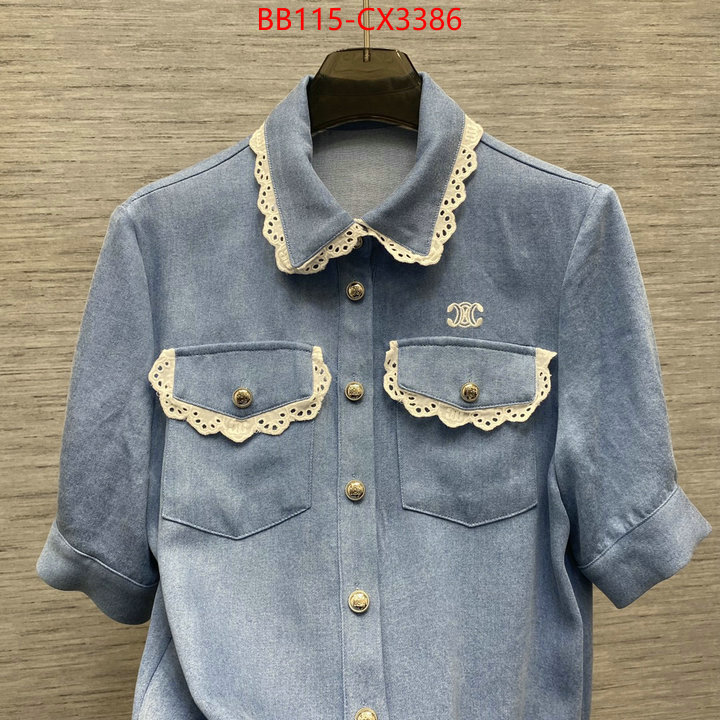 Clothing-Celine best knockoff ID: CX3386 $: 115USD