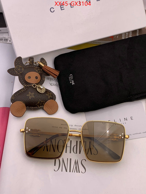 Glasses-CELINE best quality fake ID: GX3104 $: 45USD