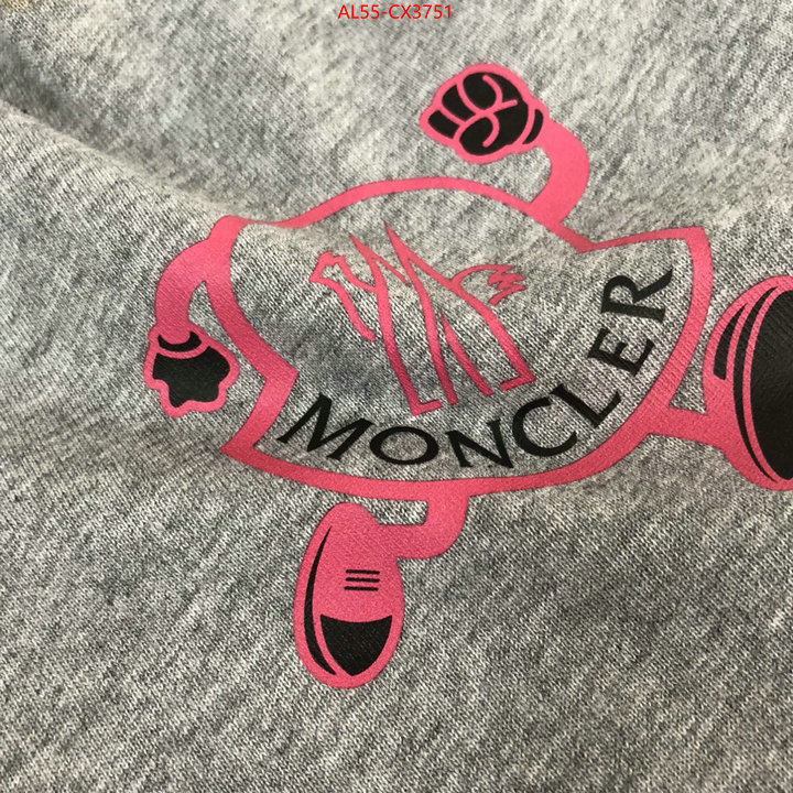 Clothing-Moncler shop cheap high quality 1:1 replica ID: CX3751 $: 55USD