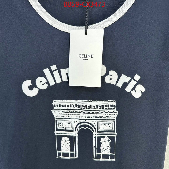 Clothing-Celine 2024 replica wholesale cheap sales online ID: CX3473 $: 59USD